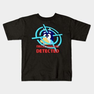 Bluey-Pretty Good Dad Detected Fanart Kids T-Shirt